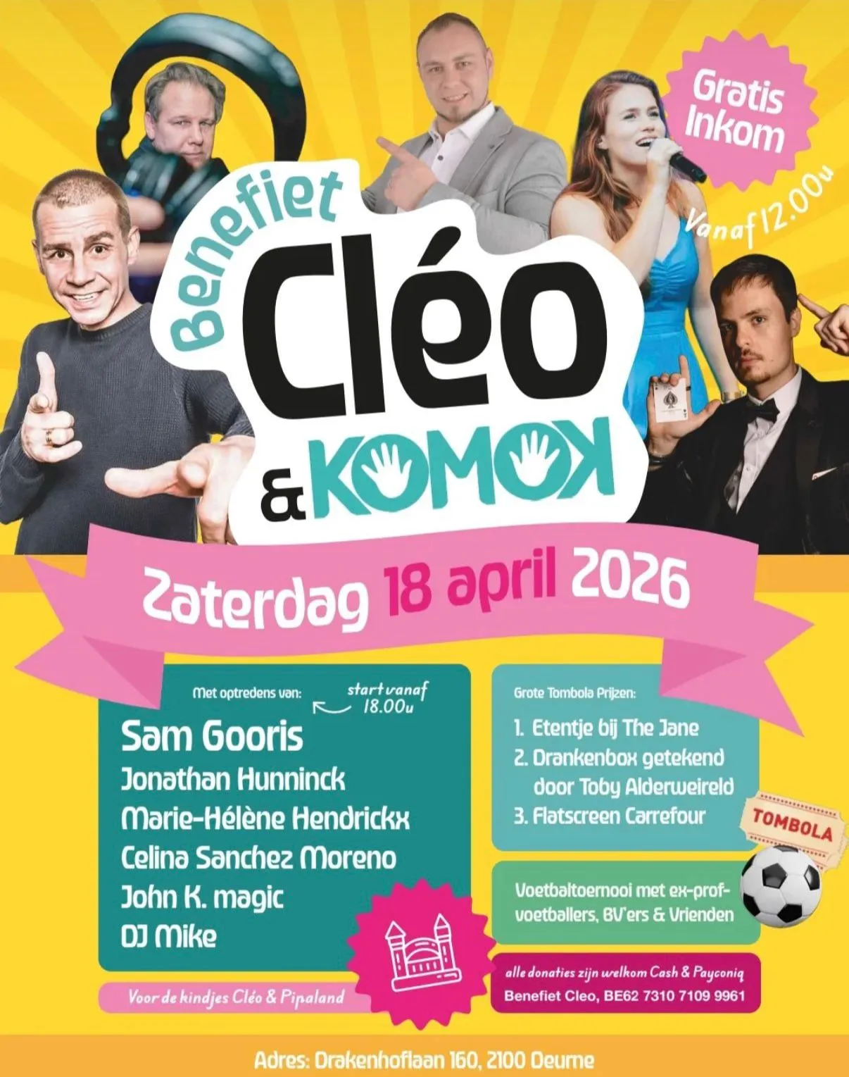 KOMOK evenement, april 2026
